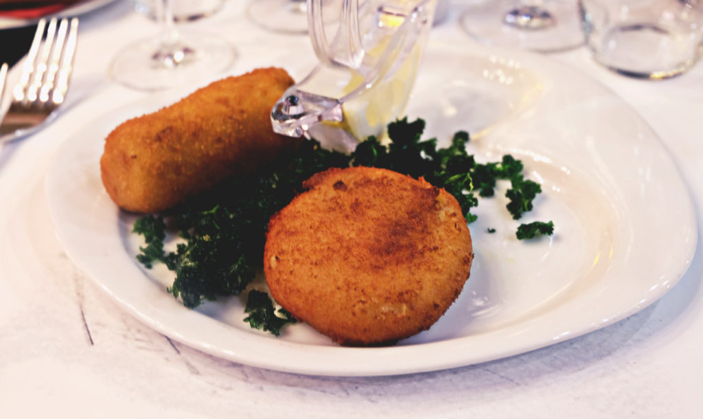 croquettes de fromages et crevettes